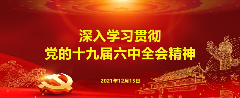 公司开展深入学习贯彻十九届六中全会精神学习培训
